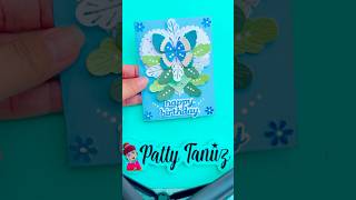 A card so pretty! By @pattytanuz #cardmaking#diecutting #manualidades #craft #cardmakinghobby