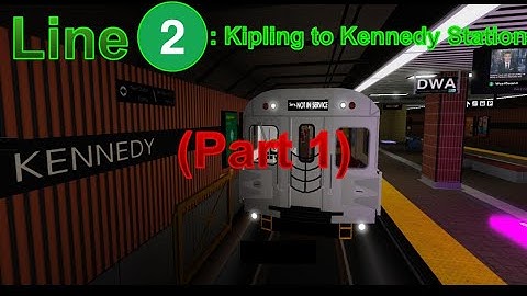 TTC Hawker Siddeley H5: Line 2 Bloor-Danforth Subway - Kipling to Kennedy Station (Part 1)