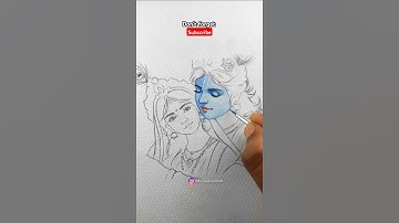 How to draw beautiful krishna || #shorts #ytshorts #drawing #krishna #youtubeshorts #art #artist...