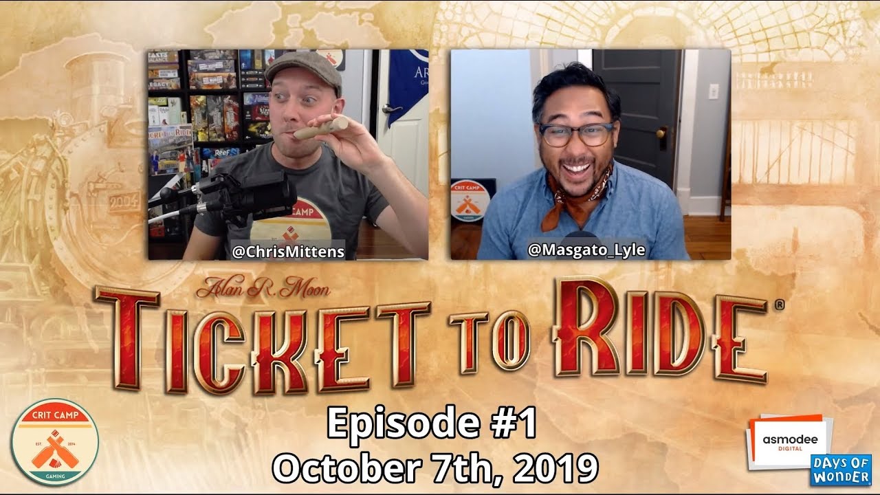 Ticket To Ride Digital EP1 The Beginning Crit Camp YouTube