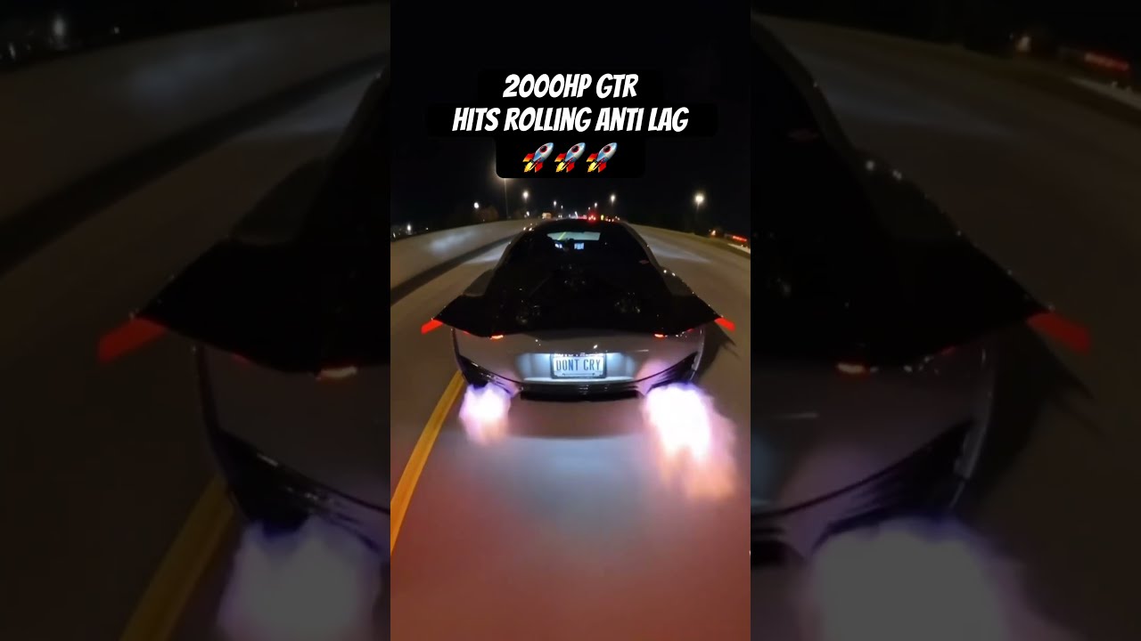 2000HP GTR ROLLING ANTI LAG Gtr R35