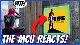 The MCU Reacts to 'ROGERS: THE MUSICAL' | Save The City (From 