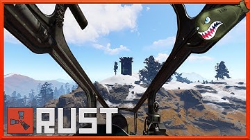 Rust | Flying the Helicopter, Play as Rust Heli (Rust Mod Spotlights)
