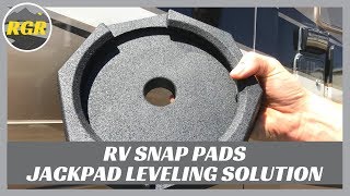 RV SnapPad Permanently Attached Leveling Jack Pad | Product Review by Road Gear Reviews 39,093 views 6 years ago 3 minutes, 28 seconds
