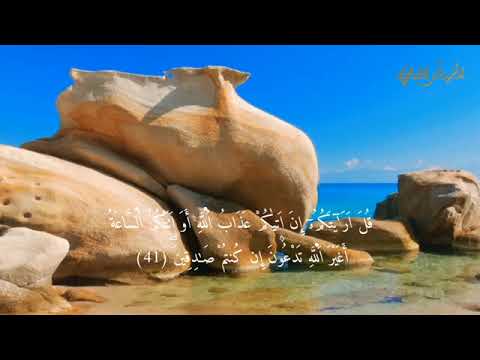 سورة الأنعام مكتوبة للمقرئ هشام الهراز