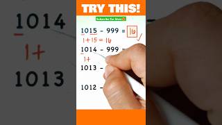 Subtraction Hacks #MathTricksTutorial #maths #tutorial #mathematics #shorts #education #foryou