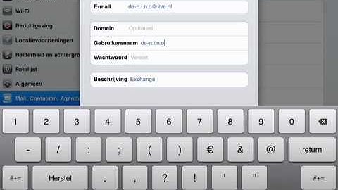 Setup hotmail on iPad, iPhone, iPod