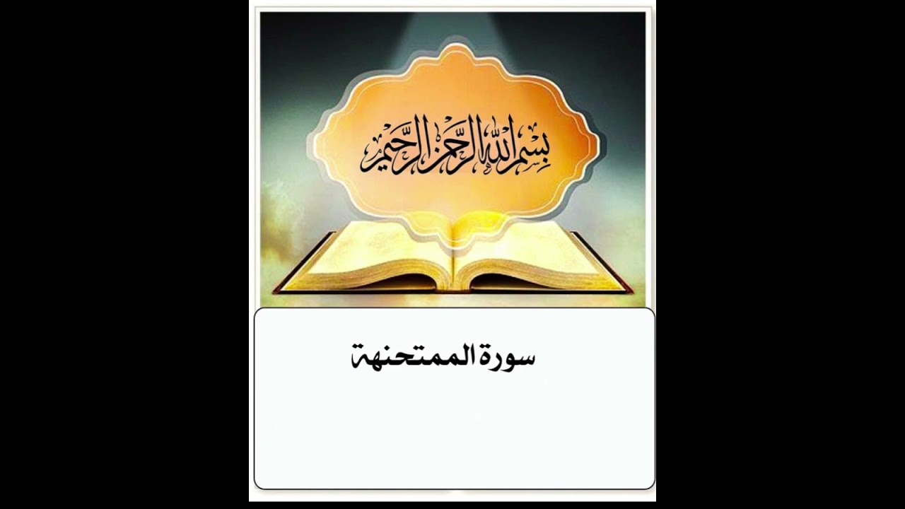 سورة الممتحنة ابراهيم الأخضر مكرر