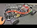 FOUR Cylinder 1/6th Scale RC Car Build - Cooling, Electronics, Mods & FIRST Test!