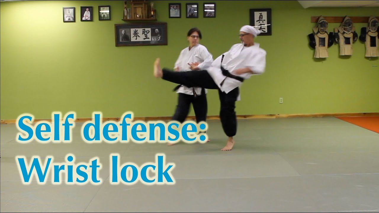 Simple wrist lock useful for women's self defense. Kodokai Martial arts