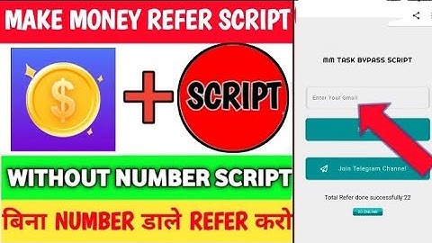 Make money app refer bypass script||Task bypass script||#paytmcash #earnmoneyonline
