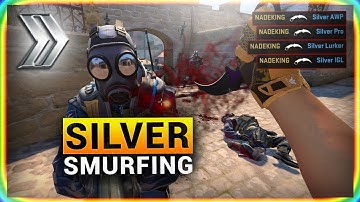 CS:GO SMURFING in SILVER