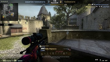 CS:GO dropper wallbang on Cobblestone