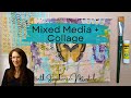 Mixed media art collage tutorial  creating guide
