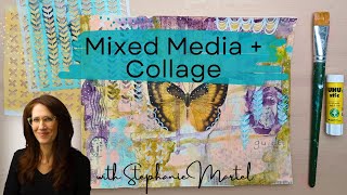Mixed Media Art Collage Tutorial : Creating 'Guide'