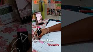 📝 Aesthetic Study Vlog | Working on My Hindi Project 🌷✨ #10thgrader #ministudyvlog #ytshorts
