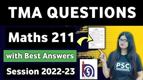 10 Nios Mathematics 211 Solved TMA 2023, Nios Solved Assignments NIOS Solved TMA April/ October 2023