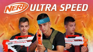 Nerf Ultra Speed Fully Motorized Blaster, 24 Nerf AccuStrike Ultra Darts,  Compatible Only with Nerf Ultra Darts - Nerf