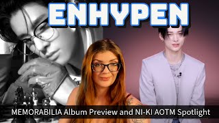 Enhypen:  Reaction to MEMORABILIA Album Preview and NI-KI AOTM Spotlight