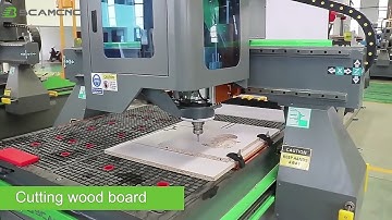 BCAM 1325 CNC Router Machine Automatic Tool Changer Cutting Wood Board