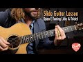 Open E Tuning Rhythm & Slide Guitar Lesson | Chords, Shuffles & Licks!