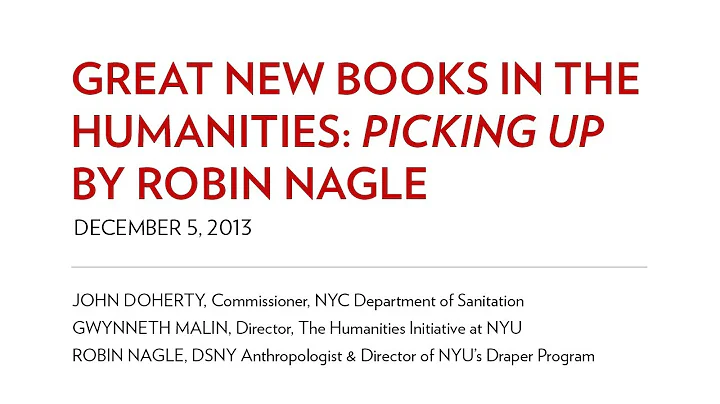 Great New Books in the Humanities: Picking Up by R...