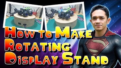 How to make a rotating display stand | DYI Video Tutorial