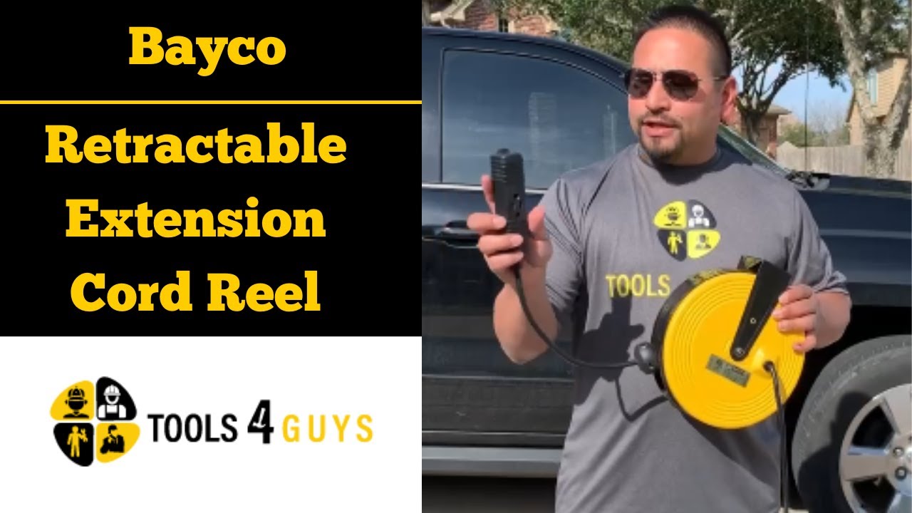 Bayco - Retractable Extension Cord Reel 