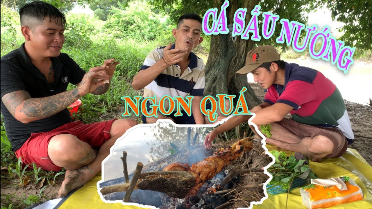 Cá Sấu Nướng NGUYÊN CON | SIÊU NGON | Thạch Nguyễn Vlog - youtube