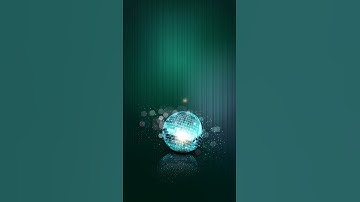 Green Disco Globe Animated