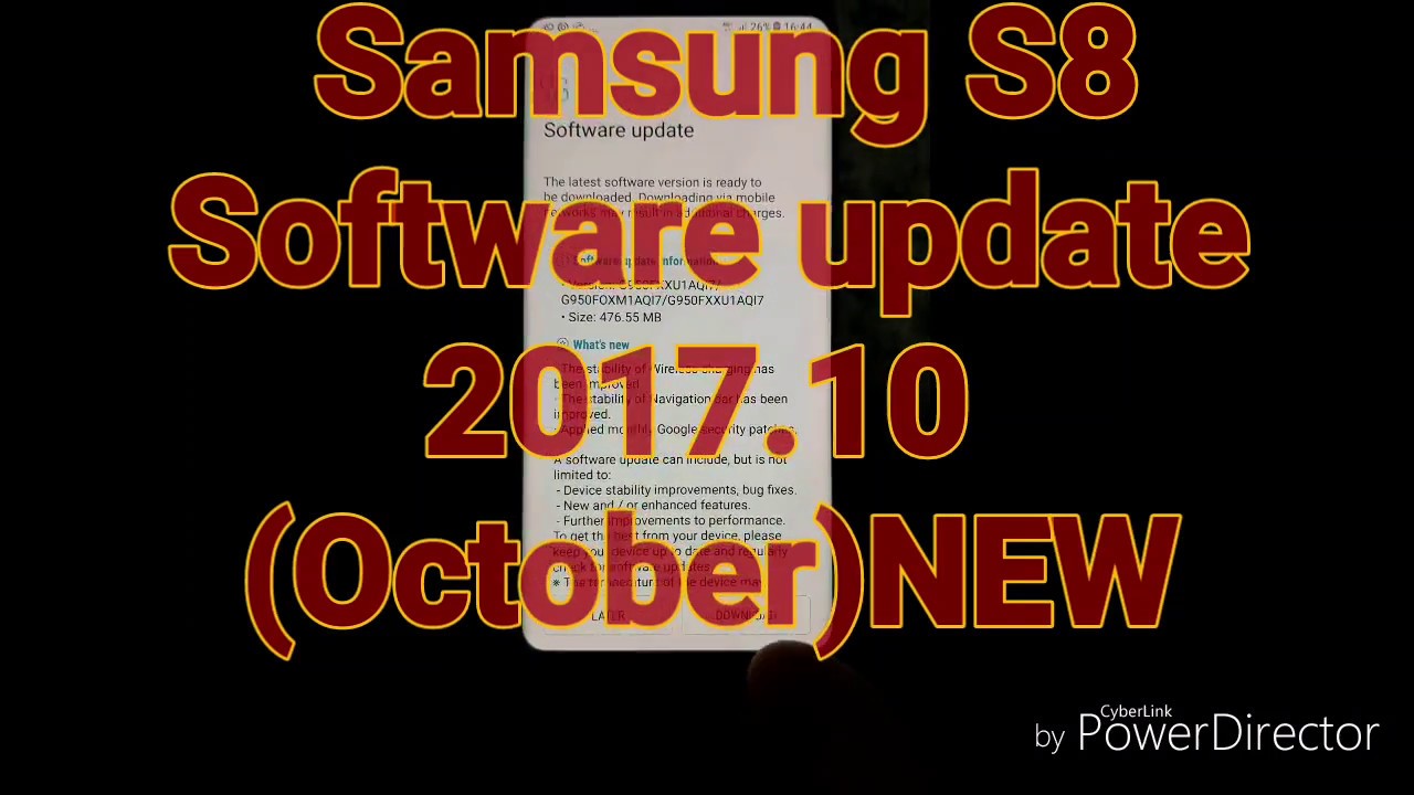 Samsung Galaxy S8s8 Plius Software Updateblueborne Fix2017new