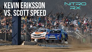 Kevin Eriksson vs. Scott Speed | Nitro Rallycross INSANE Battle Bracket Round 4 Day 1 screenshot 5