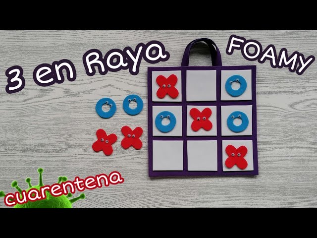 Tres en raya con tapones pintados  Manualidades, Tres en raya, Juego tres  en raya