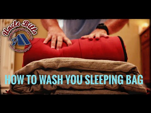 HOW TO WASH YOUR SLEEPING BAG