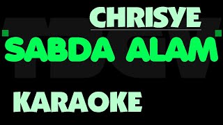 Chrisye - Sabda Alam. Karaoke. Versi original.