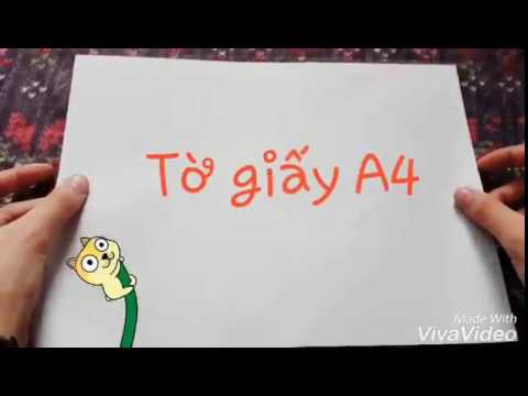 Video: Cách Tạo Phong Bì Từ A4