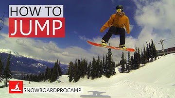 How to Jump on a Snowboard - Snowboarding Tricks