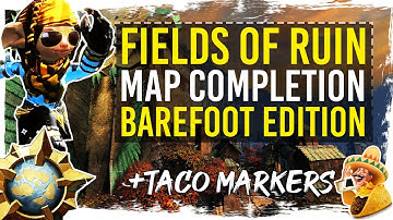Guild Wars 2 - Fields of Ruin Map Completion with TacO Markers