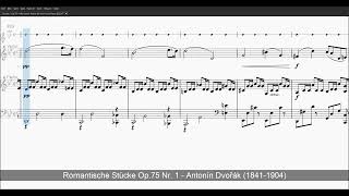 4 Romantic Pieces Op75Nr1 - Dvorak - Strings Level 2