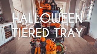 Decorate with me for Halloween | Tiered Coffee tray