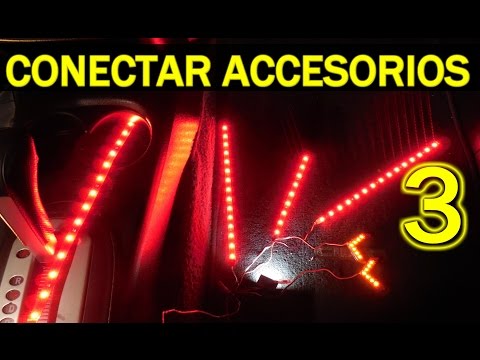 3 formas de dar corriente a un accesorio en el auto (luces LED)