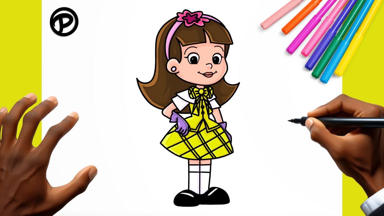 COMO DESENHAR A MARIA JOAQUINA - YouTube