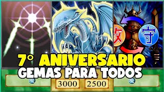 GEMAS, TICKETS, ESTRUCTURAS y MÁS en el 7° ANIVERSARIO de Yu-Gi-Oh Duel Links