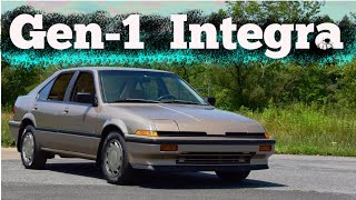 1987 Acura Integra LX 5Door Hatch 5MT: Regular Car Reviews #acura #Integra