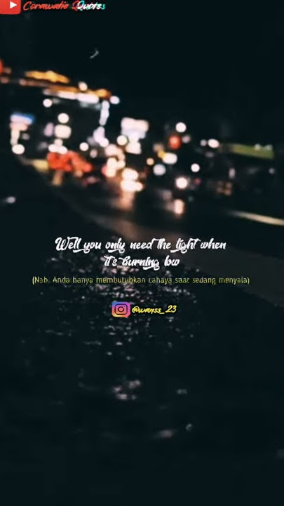 Passenger LET HER GO |STORY WA 30 DETIK | QUOTES SANTUY NEW 2021