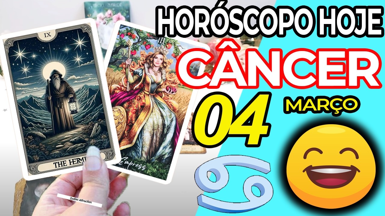 URGENTE🆗ALGO GRANDE ESTÁ CHEGANDO PARA VOCÊ🎴 Câncer ♋ 4 Março 2026 | Horoscopo do dia de hoje ♋