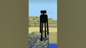 Minecraft I Saved Mutant Enderman #shorts #minecraft #minecraftshorts