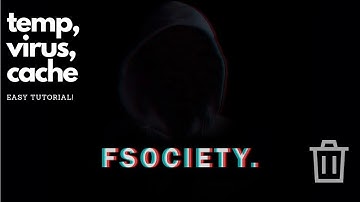 Easiest way to clean temp,cache,junk files for windows XP/7/8/10/11| All in one video | 100% working