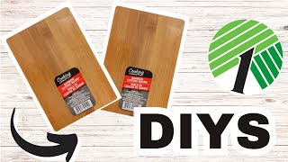 Brilliant ways to use these Dollar Tree Bamboo Cutting Boards