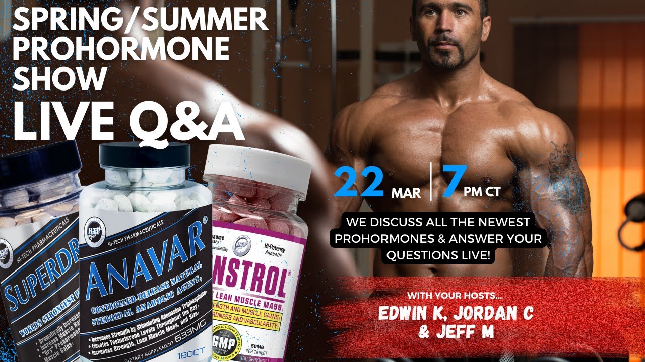 Livestream Prohormone Q&A March 22, YouTube